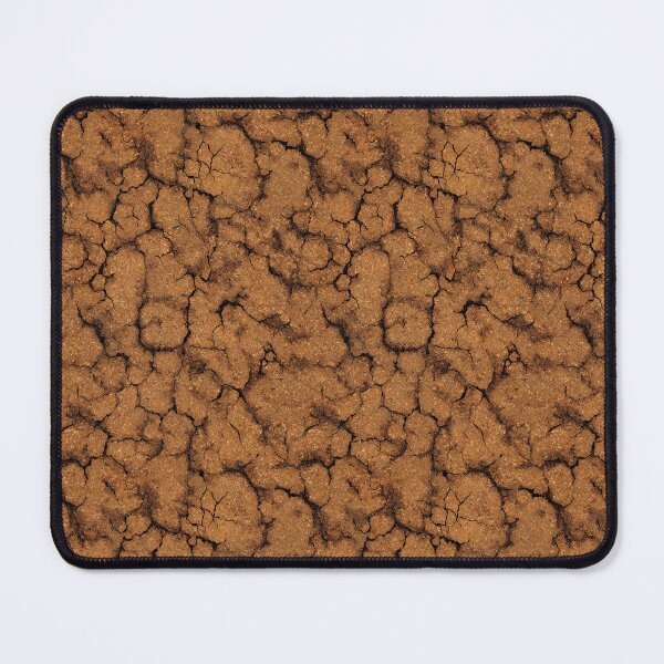 Item preview, Grainy texture of dry cracked earth in brown designed and sold by Piotrek0001.