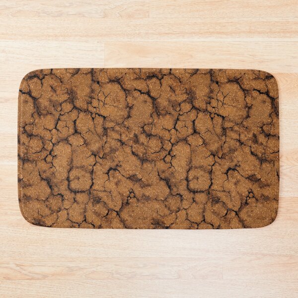Item preview,  Grainy texture of dry cracked earth in brown designed and sold by Piotrek0001.