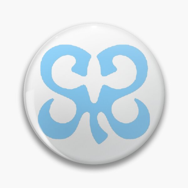 Item preview, logo blue hearts2hearts - sticker and badge designed and sold by Kpopify127.