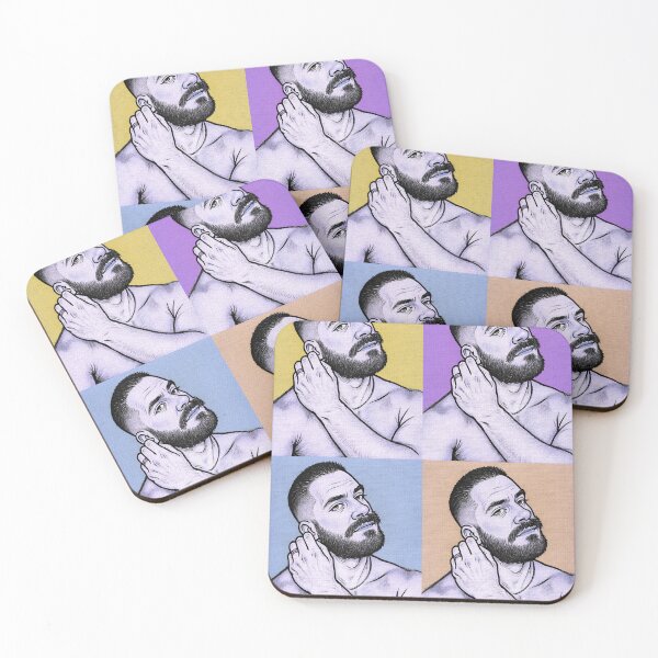 Item preview, Bold and Bearded (2x2) I designed and sold by Hunkyismything.