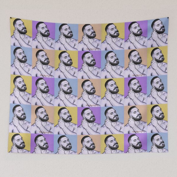Item preview, Bold and Bearded (2x2) I designed and sold by Hunkyismything.