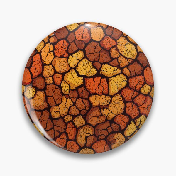 Item preview, Autumn cracked pattern in intense orange and yellow. designed and sold by Piotrek0001.