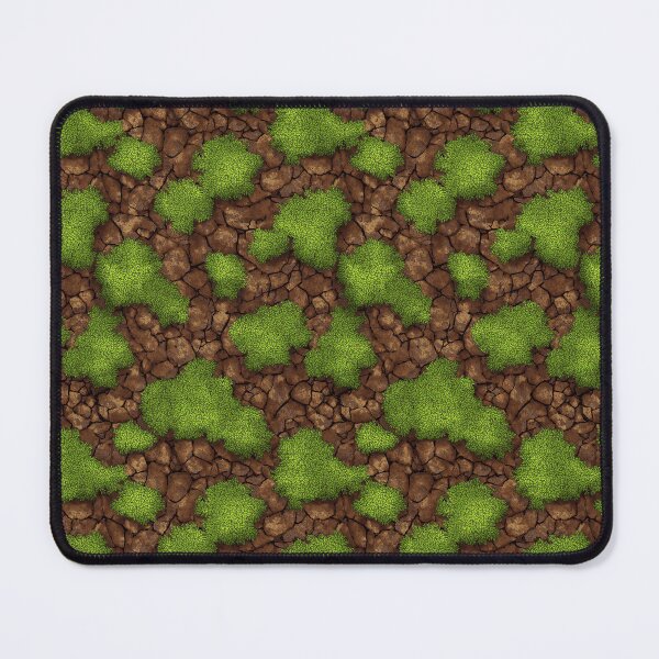 Item preview, Green lush moss growing on dry cracked earth. designed and sold by Piotrek0001.