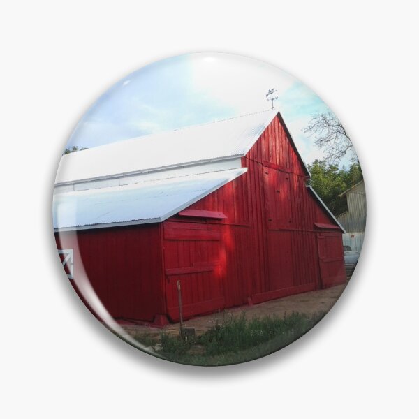 Item preview, red barn on a summer day designed and sold by Lizzilzil.