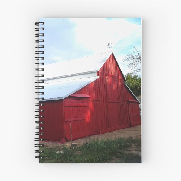 Item preview, red barn on a summer day designed and sold by Lizzilzil.