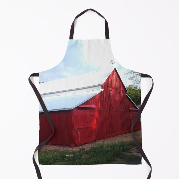 Item preview, red barn on a summer day designed and sold by Lizzilzil.