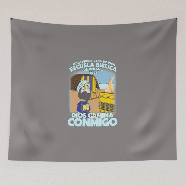 Item preview, DIOS-CAMINA-CONMIGO-VBS-THEME-2024-T-SHIRT designed and sold by loberkarols.