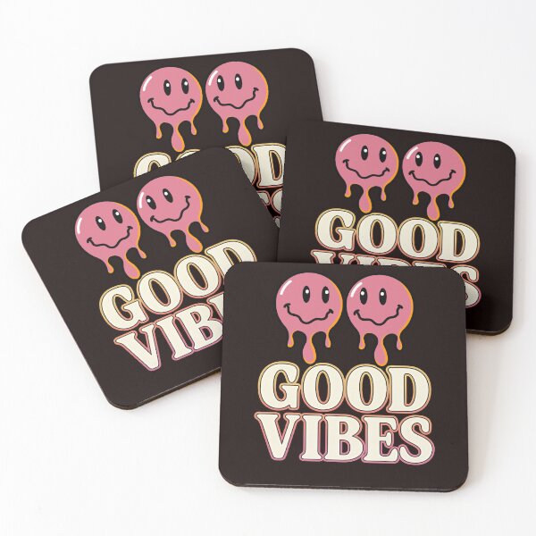 Item preview, Good Vibes – Positive Retro Slogan Design designed and sold by Tadeusz1.