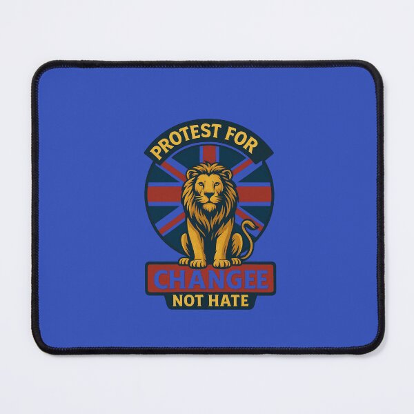 Item preview, Make Britain Great Again - Protest for Change, Not Hate - Unity Emblem designed and sold by Collins Design.