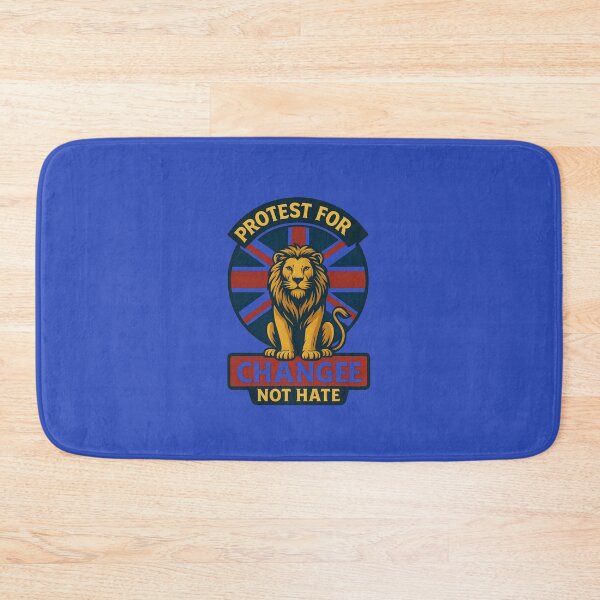 Item preview, Make Britain Great Again - Protest for Change, Not Hate - Unity Emblem designed and sold by Collins Design.
