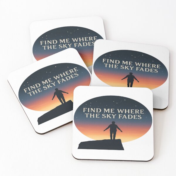 Item preview, Find Me Where the Sky Fades – Sunset Night Silhouette Aesthetic designed and sold by POD DYNASTY | Original Print On Demand T-Shirt Graphics.