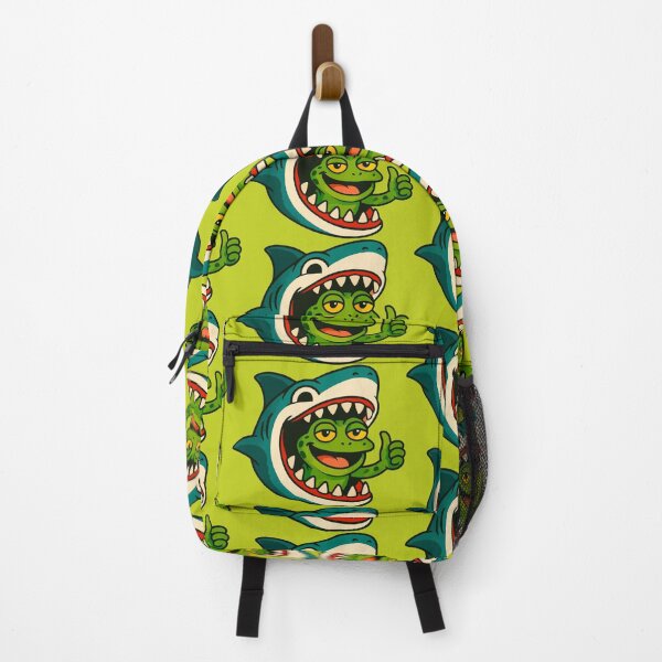 Item preview, Frog and shark make positive humorous vibes designed and sold by Painted Planet.