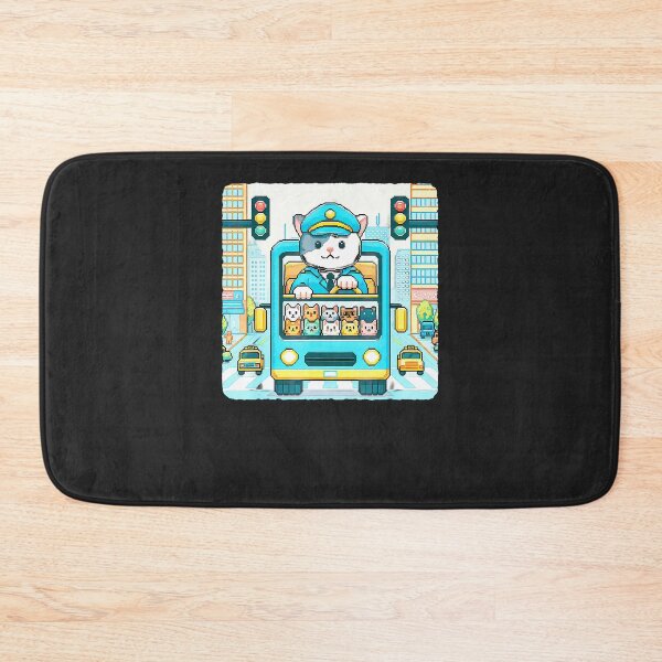 Item preview, Cat-Bus-Driver-Navigating-Bustling-City-Route-With-Animals designed and sold by stiddsfsammer.