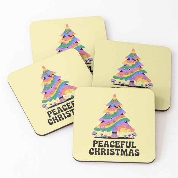Item preview, Playful Christmas Tree in Shades of Green, Orange, Blue, and Purple designed and sold by SplashTastic.