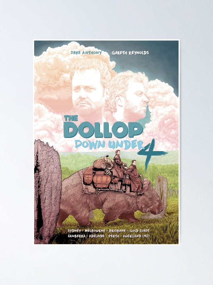 Alternate view of DOLLOP - Down Under 4 Tour Poster Poster