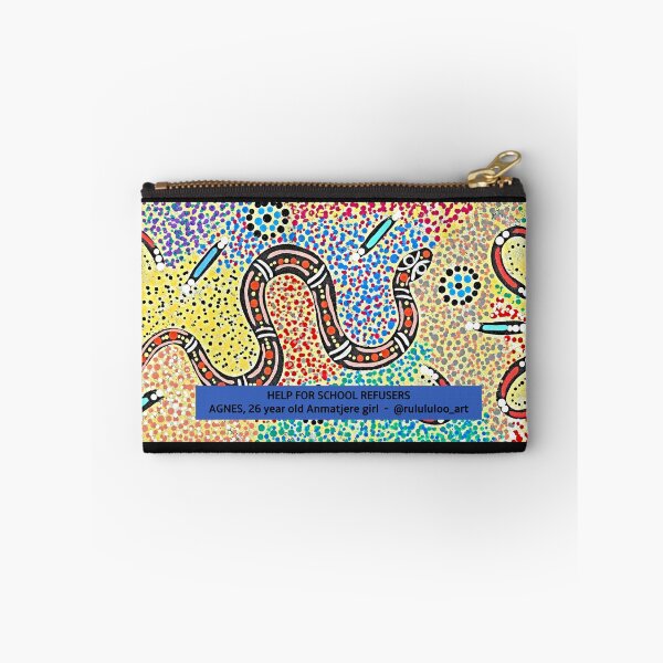 Item preview, Multi coloured SNAKE Indigenous art by Agnes. designed and sold by Rulululoo-Art.