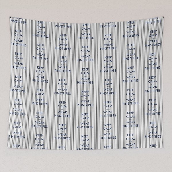 Item preview, Keep Calm and Wear Pinstripes designed and sold by gruffyjustice.