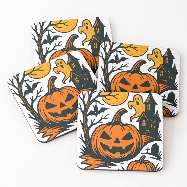 Item preview, Pumpkin Night with Haunted House designed and sold by FreddyE.