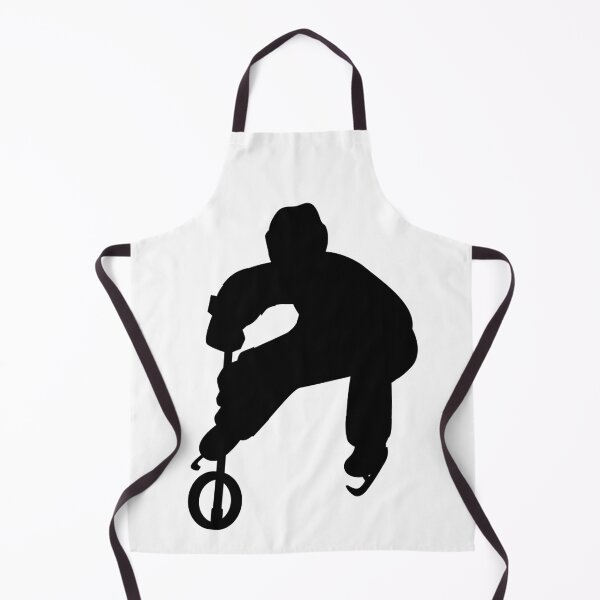 Item preview, Ringette Player Silhouette Facing Forward with Ring in Motion designed and sold by EmeraldeaArt.