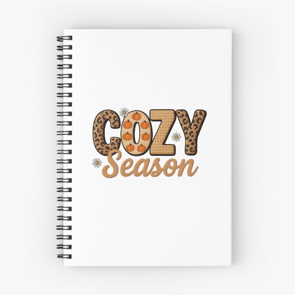 Item preview, Cozy Season Autumn Aesthetic Typography with Pumpkins, Leopard Print and Daisy Flowers designed and sold by unique0703.