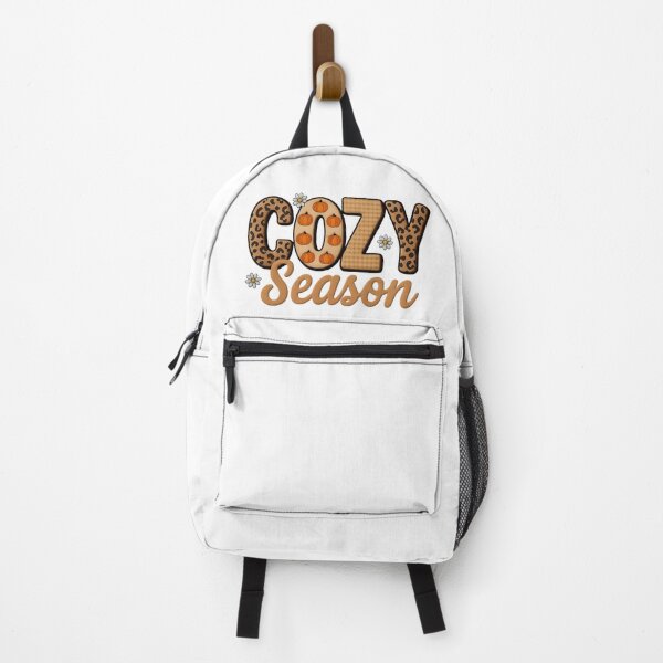 Item preview, Cozy Season Autumn Aesthetic Typography with Pumpkins, Leopard Print and Daisy Flowers designed and sold by unique0703.