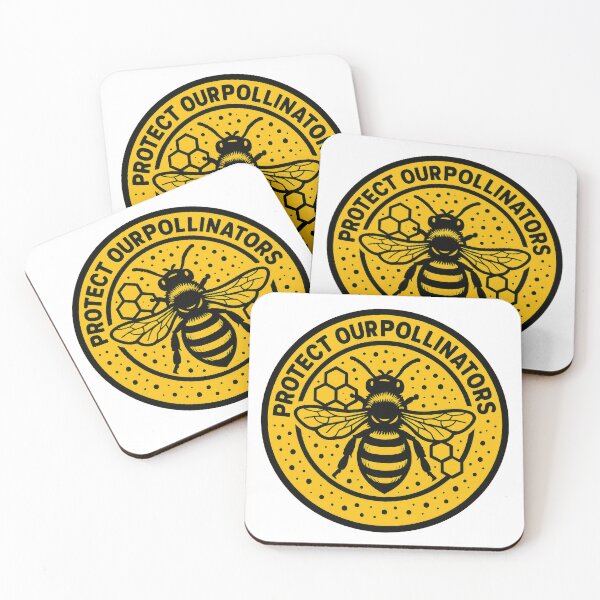 Item preview, Protect Our Pollinators Bee Conservation Environmental Awareness Design designed and sold by inkoutninja.