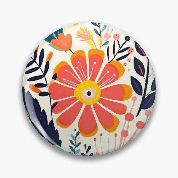 Item preview, Retro Flowers designed and sold by ViaARTfactory.
