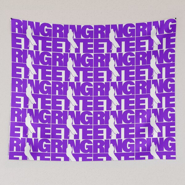Item preview, Ringette player silhuette in purple designed and sold by EmeraldeaArt.
