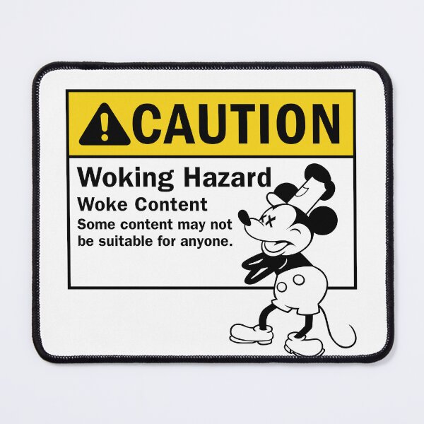 Item preview, Caution Woking Hazard designed and sold by mikemiro.