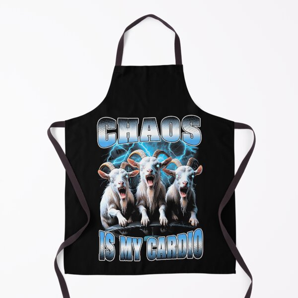 Item preview, Bootleg Chaos Is My Cardio Funny Zombie Goats Vintage Rap designed and sold by GrandeDuc.