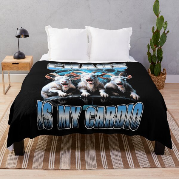 Item preview, Bootleg Chaos Is My Cardio Funny Zombie Goats Vintage Rap designed and sold by GrandeDuc.