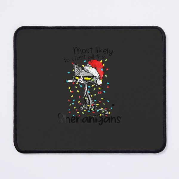 Item preview, Cat-Christmas-Light-Most-Likely-To-Start-All-The-Shenanigans designed and sold by ricardhldunemnm.