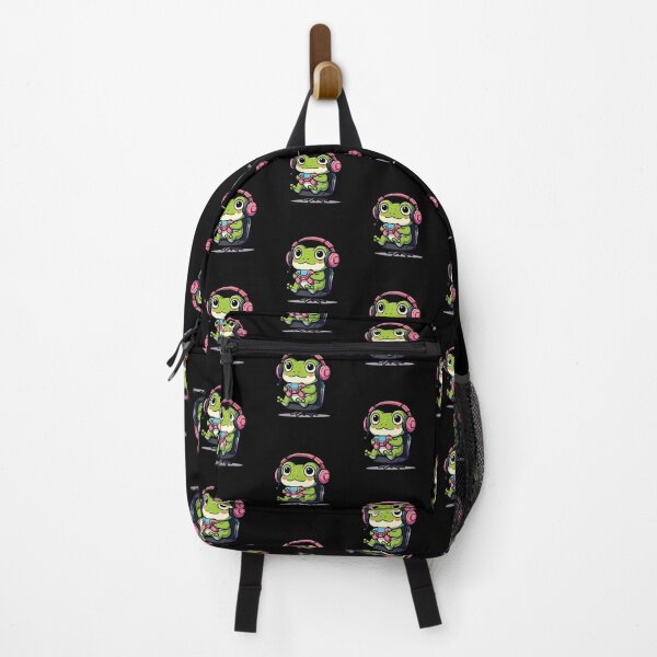 Item preview, Chibi Gamer Frog Cute Kawaii Gaming Character Funny Design designed and sold by ColorSplash123.