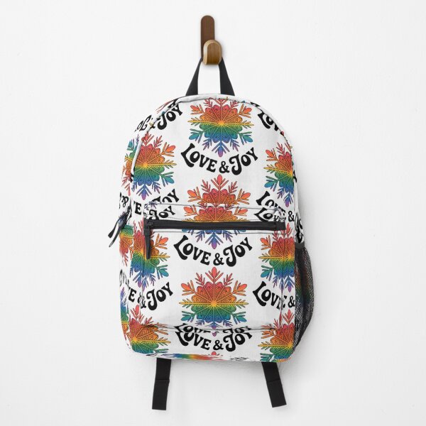 Item preview, Striking Rainbow Snowflake and Joyful Holiday Message designed and sold by SplashTastic.