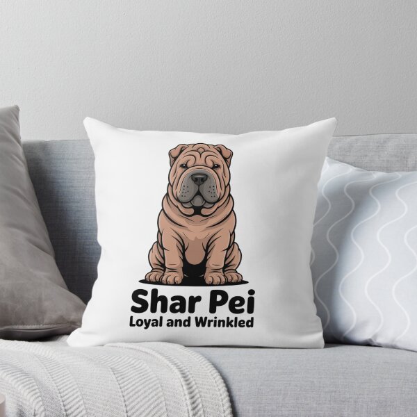 Item preview, Shar Pei Dog Art – Loyal and Wrinkled Graphic Design designed and sold by GRAPHIX444.
