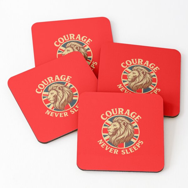 Item preview, Make Britain Great Again - Courage Never Sleeps – British Lion Emblem designed and sold by Collins Design.