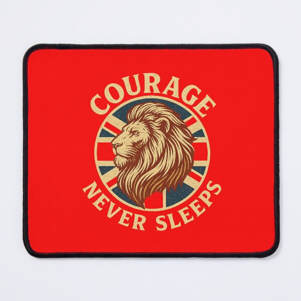 Item preview, Make Britain Great Again - Courage Never Sleeps – British Lion Emblem designed and sold by Collins Design.