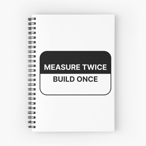 Item preview, Measure twice build once designed and sold by Jiben44.