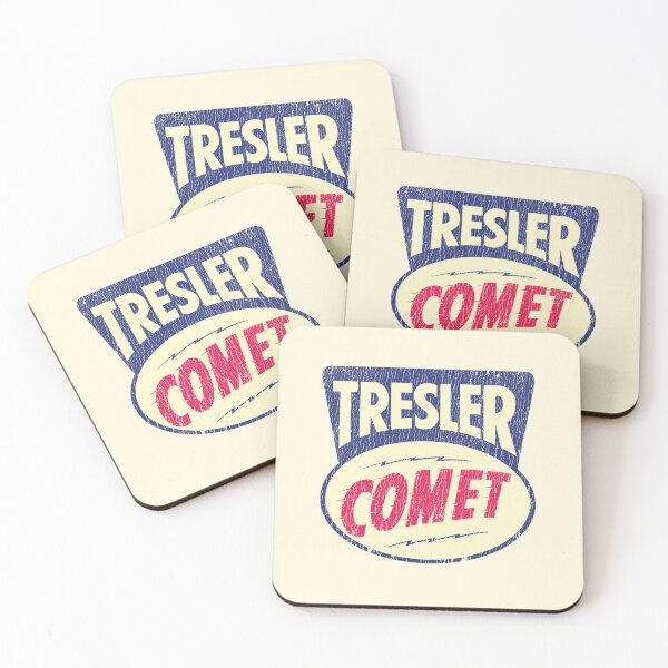 Item preview, Tresler Comet Gasoline 1948-1985 - aged, shop worn, midnight oil print designed and sold by retropetrol.