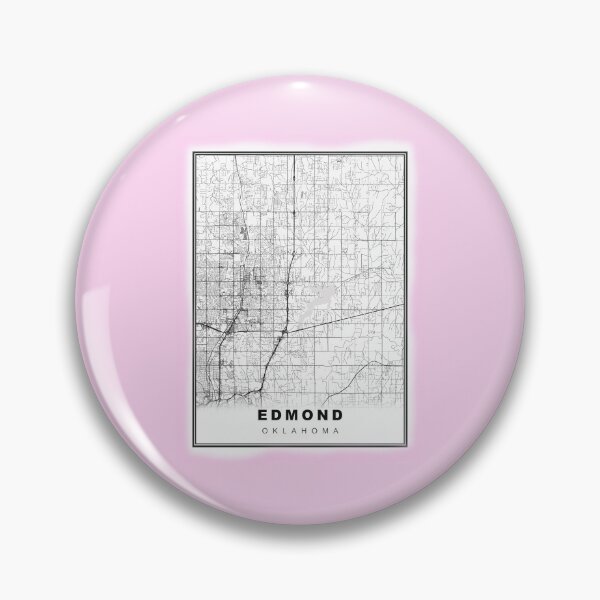 Item preview, Minimalist Edmond Map designed and sold by Tamas Das.