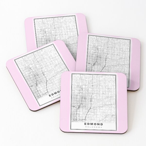 Item preview, Minimalist Edmond Map designed and sold by Tamas Das.