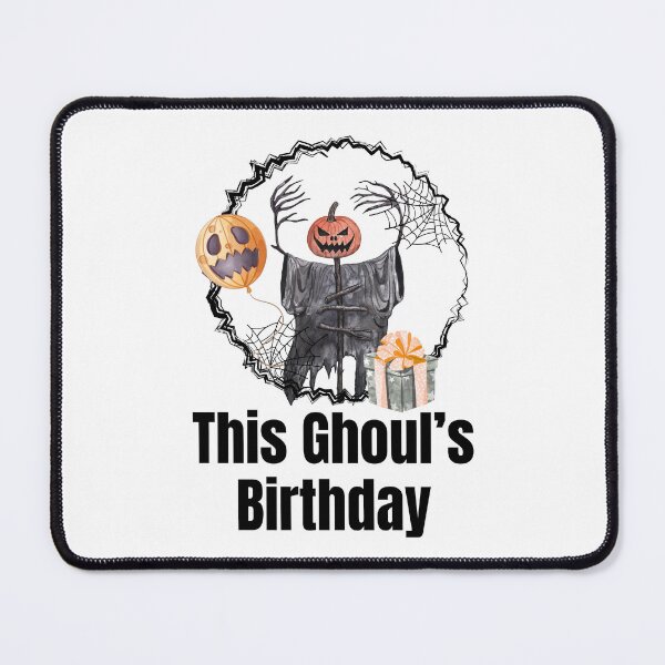 Item preview, Pumpkin Birthday Horror – Spooky Halloween Birthday Gift Design designed and sold by luckyhue.