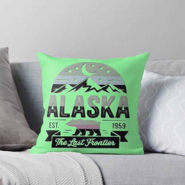 Item preview, Alaska The Last Frontier Vintage Bear Retro Design designed and sold by AndrewmuStudio.