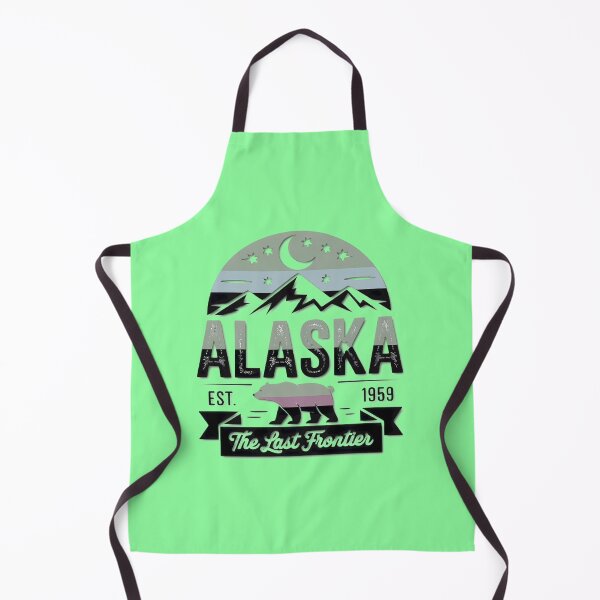 Item preview, Alaska The Last Frontier Vintage Bear Retro Design designed and sold by AndrewmuStudio.