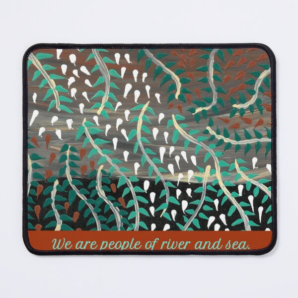 Item preview, We are people of River and Sea Indigenous Art designed and sold by Rulululoo-Art.
