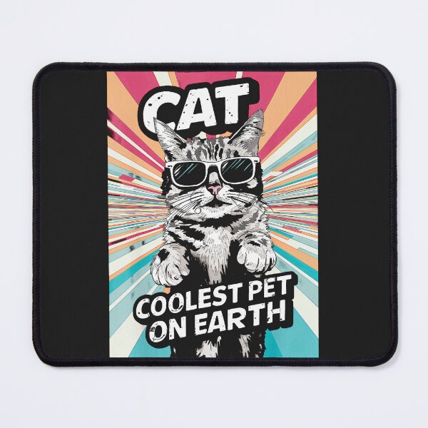 Item preview, Cat-Coolest-Pet-On-Earth-Retro-Sunglasses-Funny-Cat-(3) designed and sold by crusanykpel.