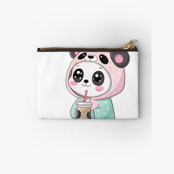 Item preview, Kawaii Chibi Panda Drinking Boba Tea | Cute Aesthetic Animal Lover Design designed and sold by Nawastyle.