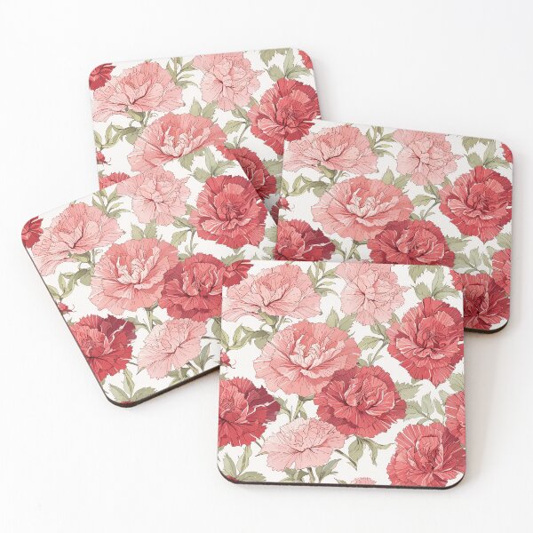 Item preview, Red Pink Carnations designed and sold by CoolPixels.