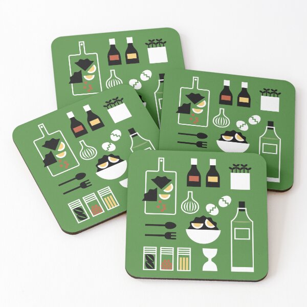 Item preview, Modern Kitchen Essentials designed and sold by ArtMon Illustration.