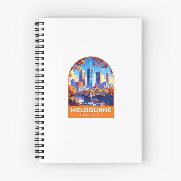 Item preview, Melbourne Australia Travel Sticker designed and sold by TulipaGraphics.